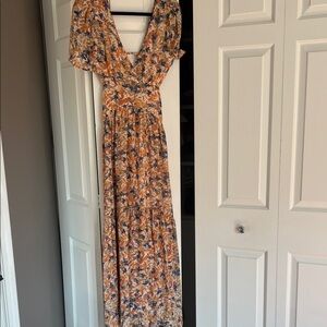 Astr Multicolor Floral Maxi Dress